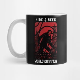 Bigfoot Hide & Seek World Champion Retro Vintage Bigfoot Mug